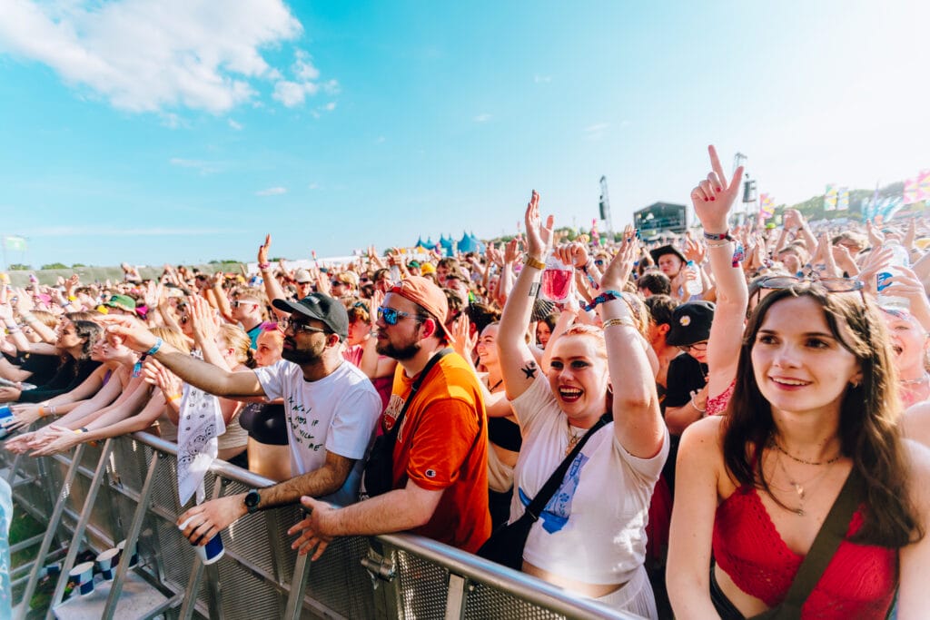Truck Festival crowd at barrier