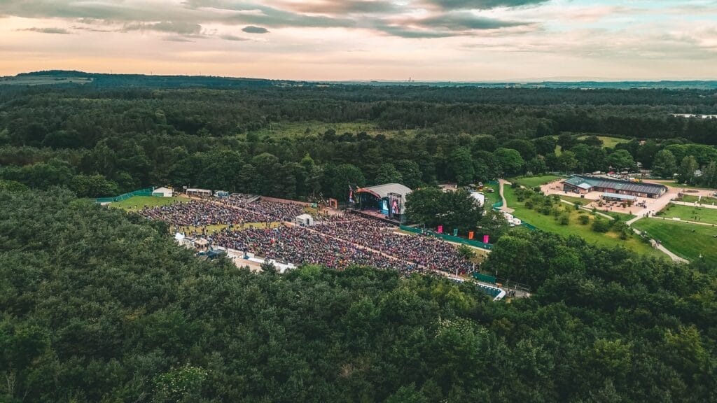 Sting 68 Forest Live aerial view