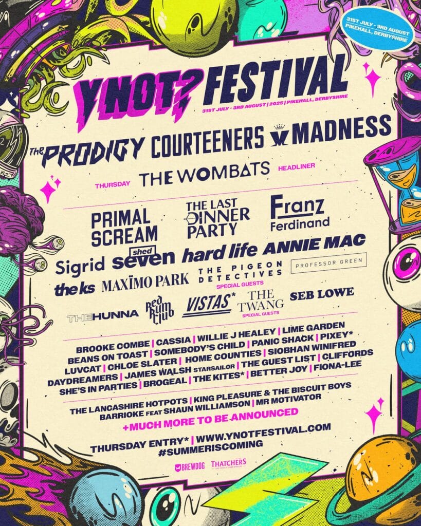 YNOT 25 Lineup Announcement YNOT 25 Lineup Announcement