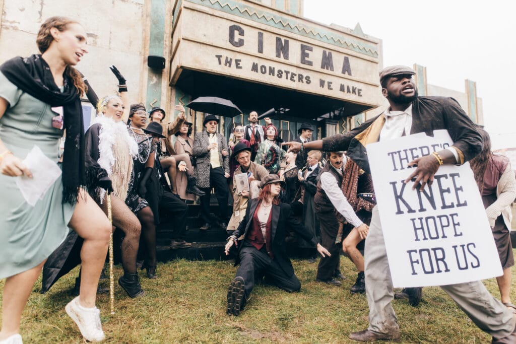 Boomtown people at cinema