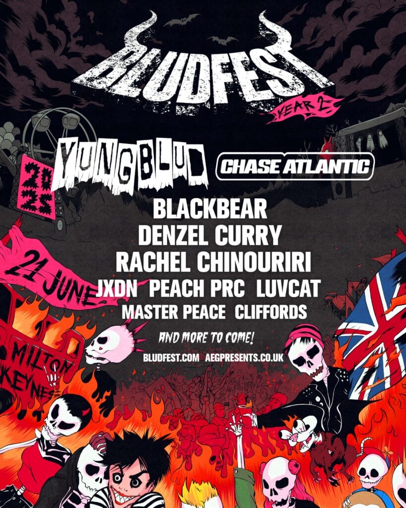 Bludfest 2025 line-up poster