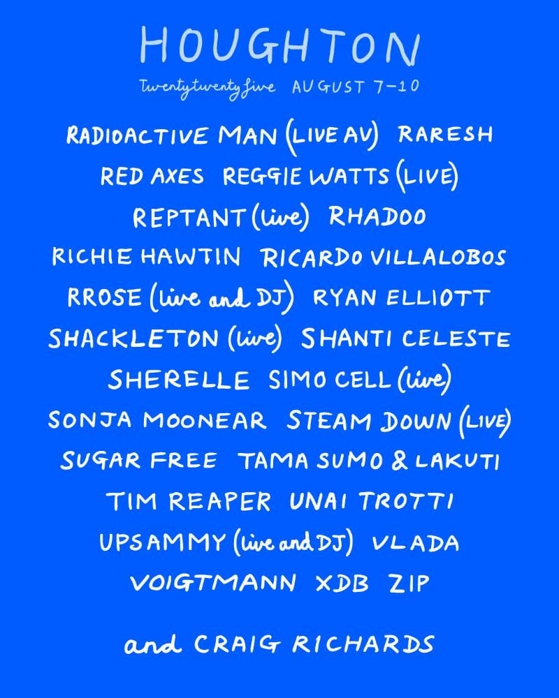 Houghton 2025 line up announcement four