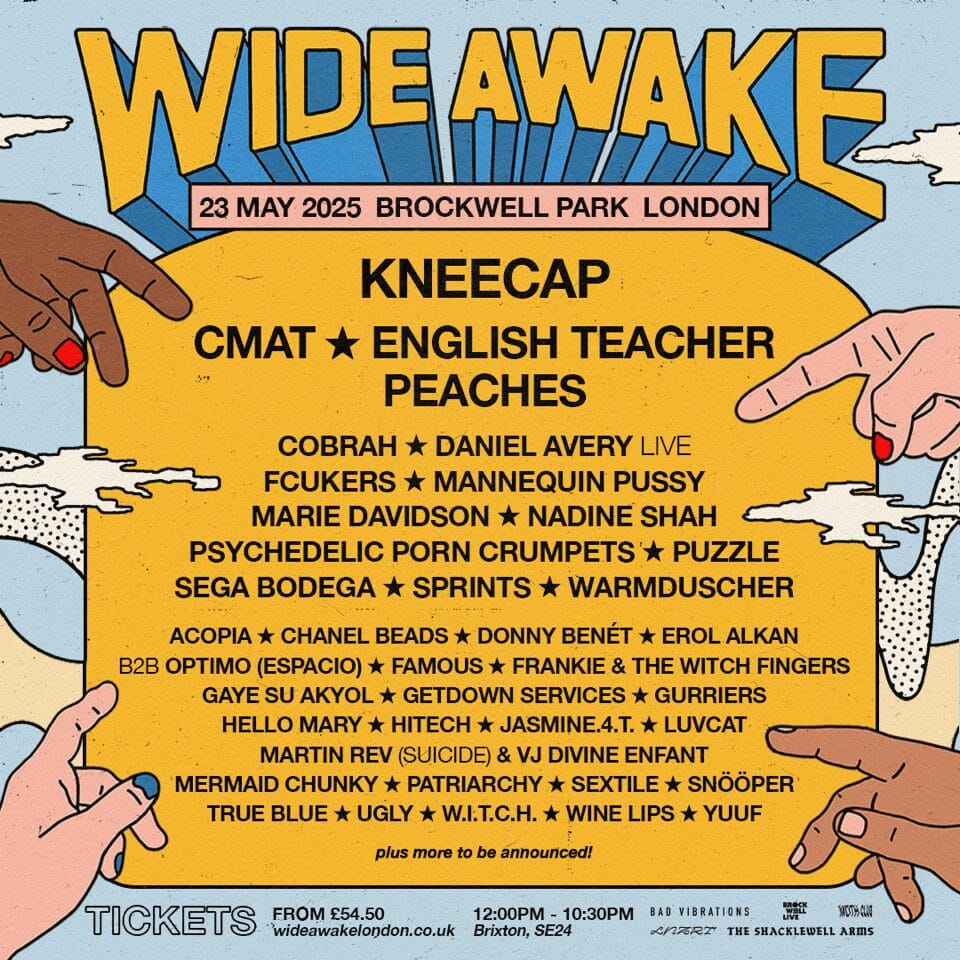 Wide Awake 2025 latest line up poster Wide Awake 2025 latest line up poster