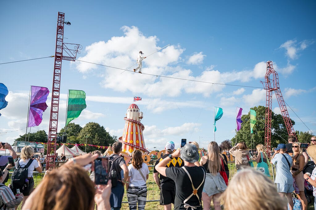 Big Featival highwire