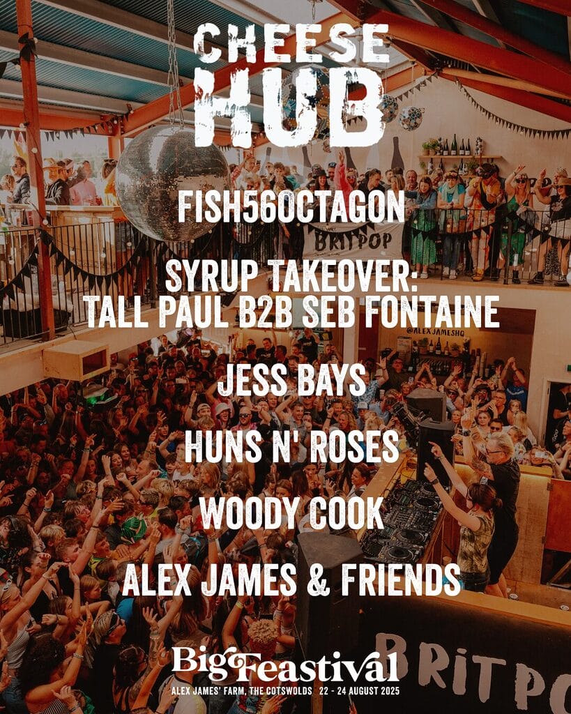 Big Feastival Cheese Hub line-up poster 2025