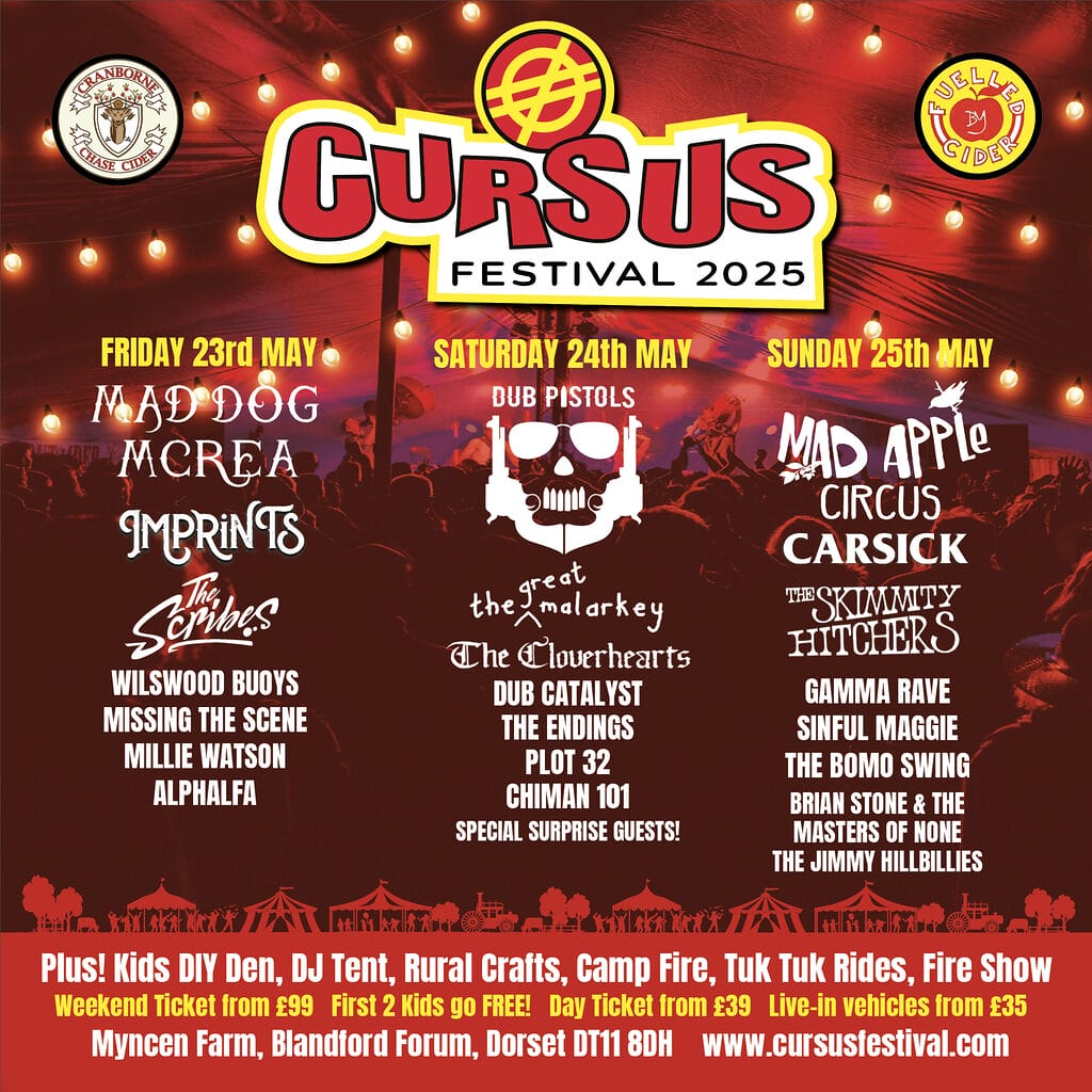 Cursus Festival 2025 line-up poster