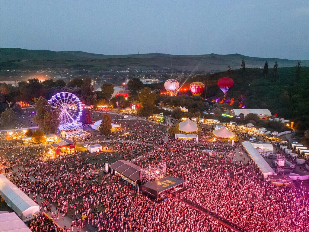 Electic Castle aerial shot