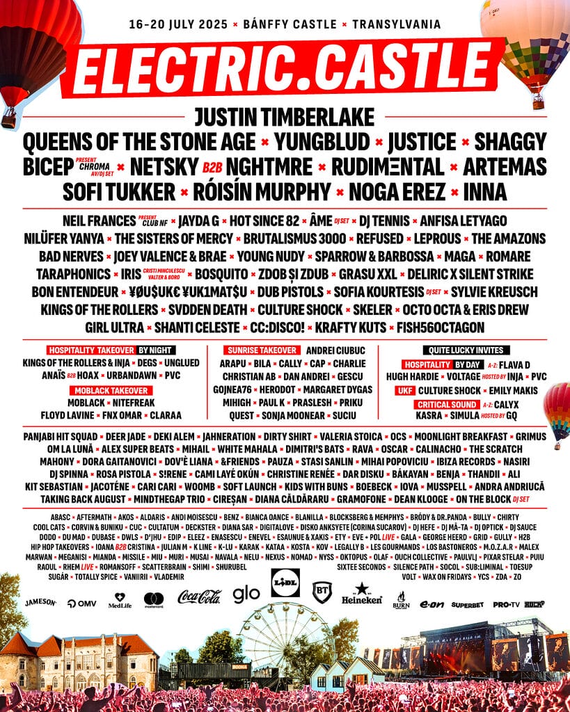 Electric Castle 2025 line-up poster