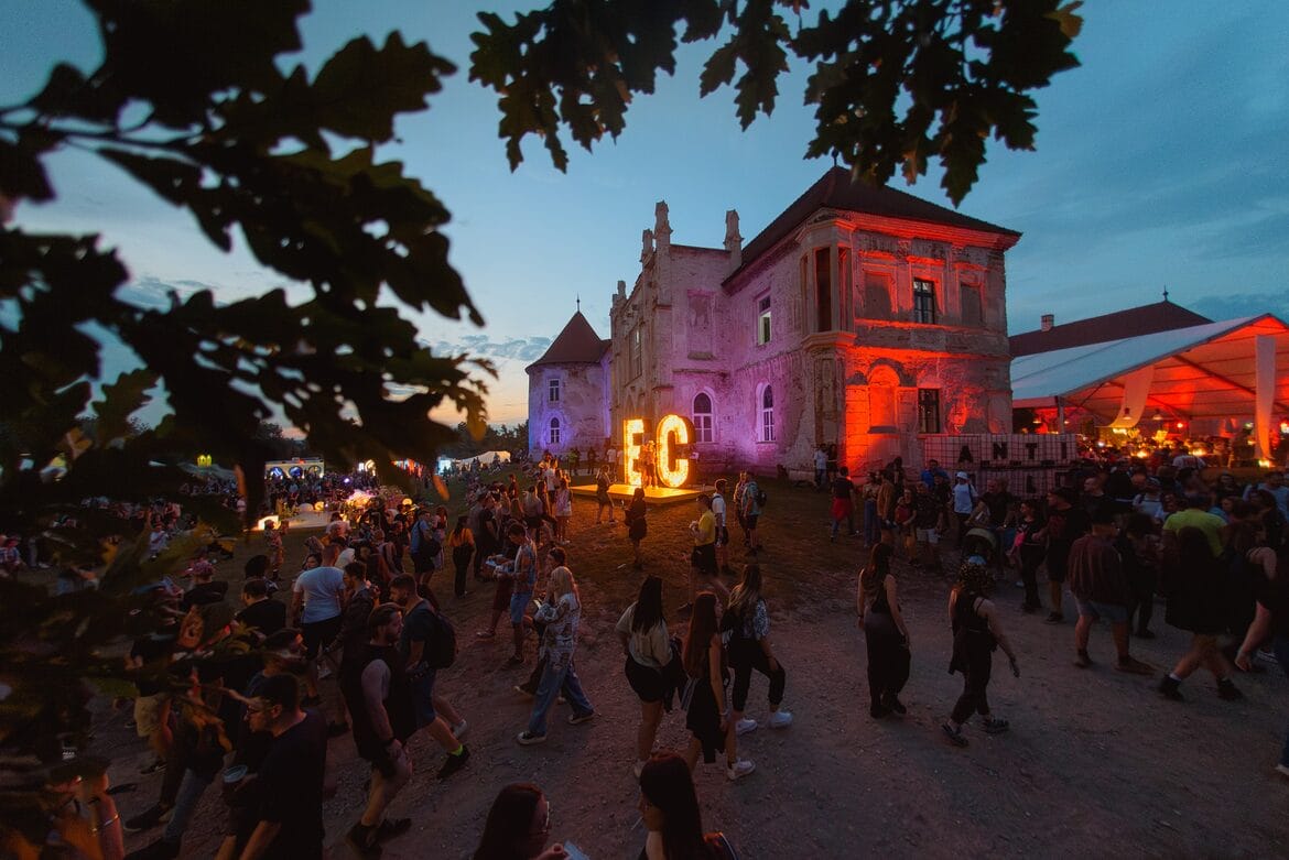 Electic Castle sign and building