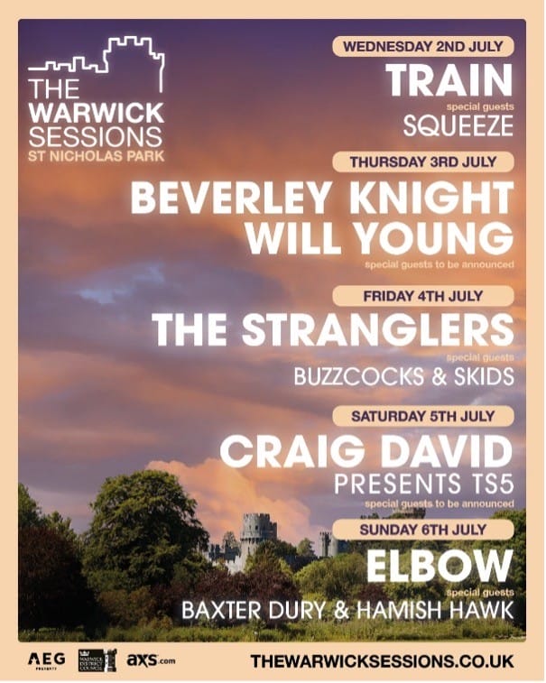 The Warwick Sessions 2025 line up poster The Warwick Sessions 2025 line-up poster
