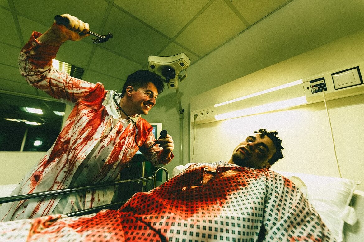 Keeper new single photos in operating theatre