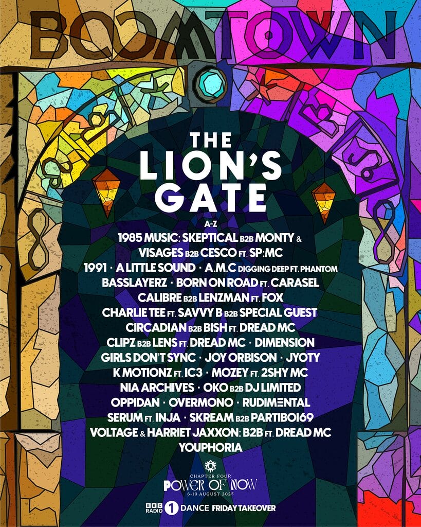 Boomtown 2025 Lions Gate line up poster