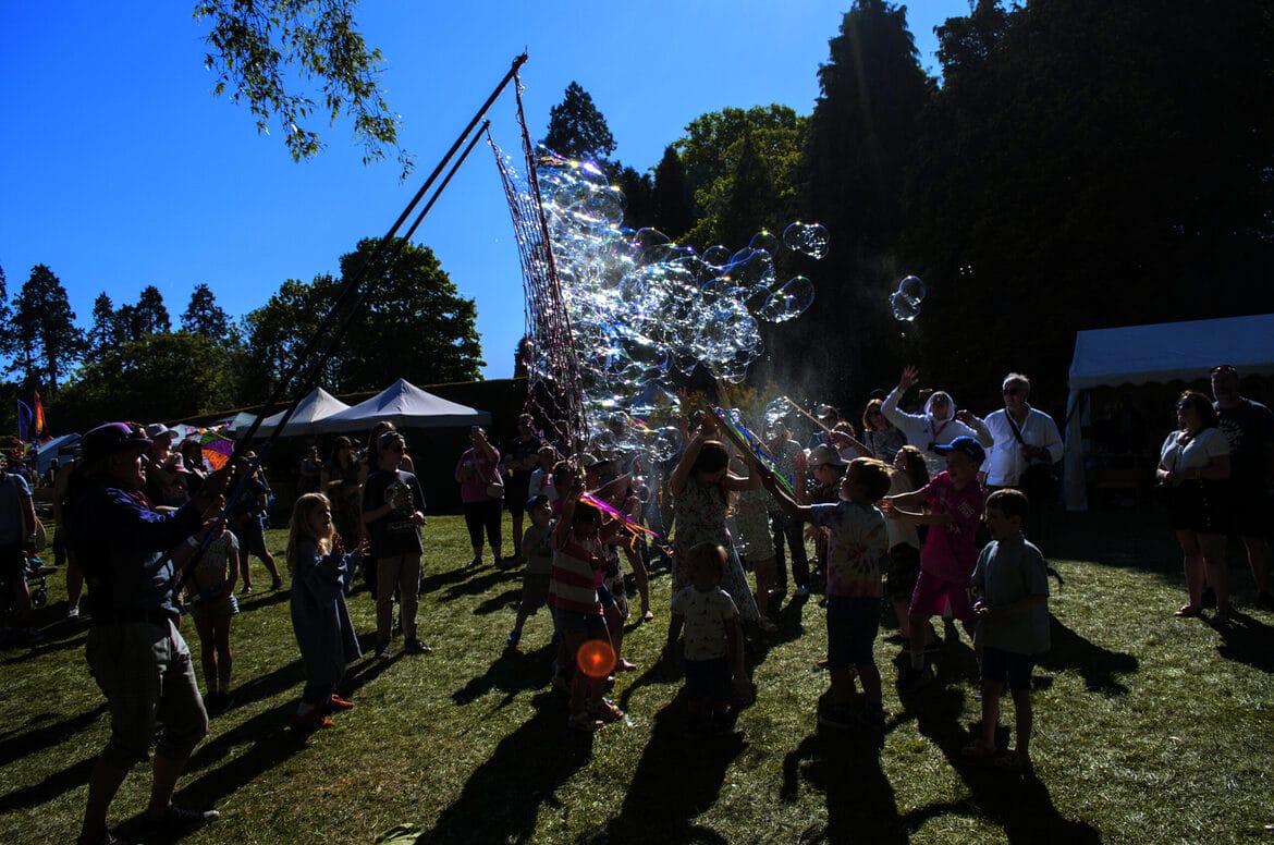 Bubbles at weird and wonderful wood 2025