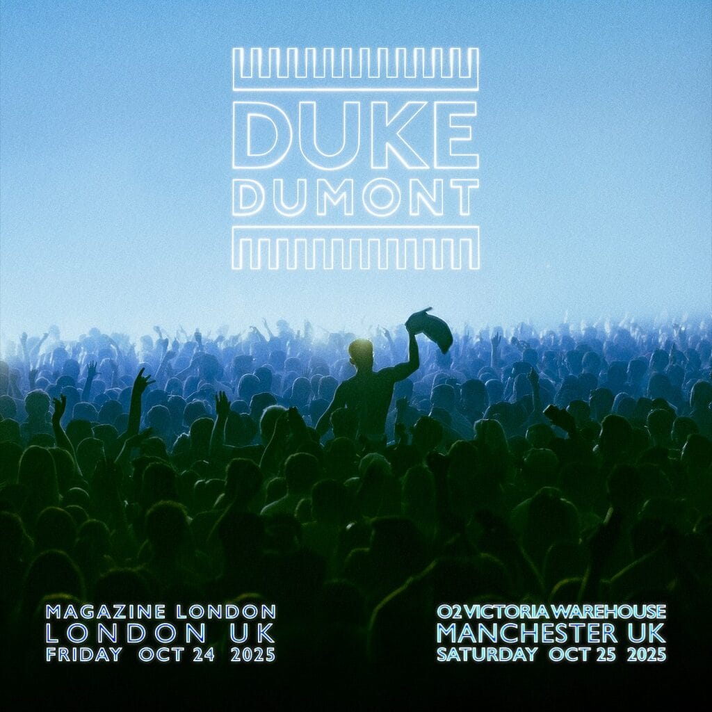 Duke Dumont Tour Poster UK 2025