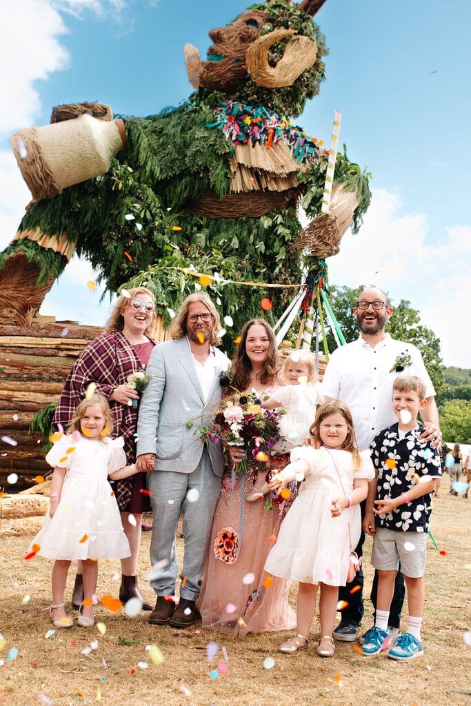 Green Man 25 Wedding Credit Kirsty McLachlan Wedding at Green Man 2025