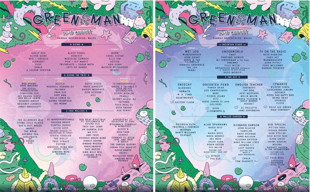 Green Man posters 2025 Green Man posters 2025