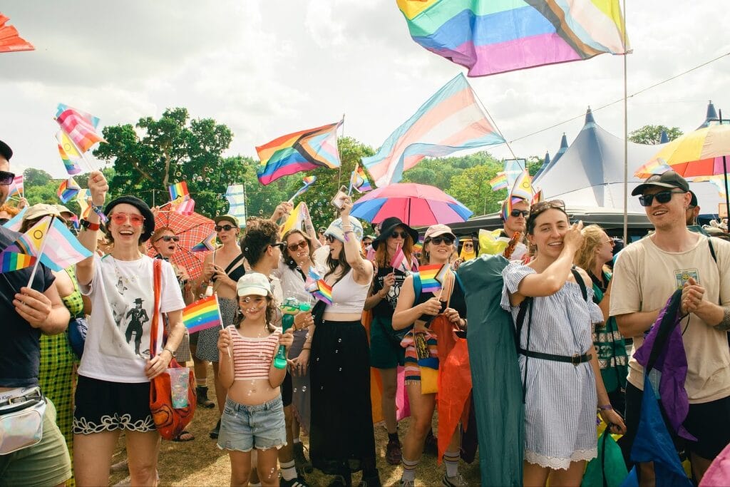 The annual Green Man Pride march