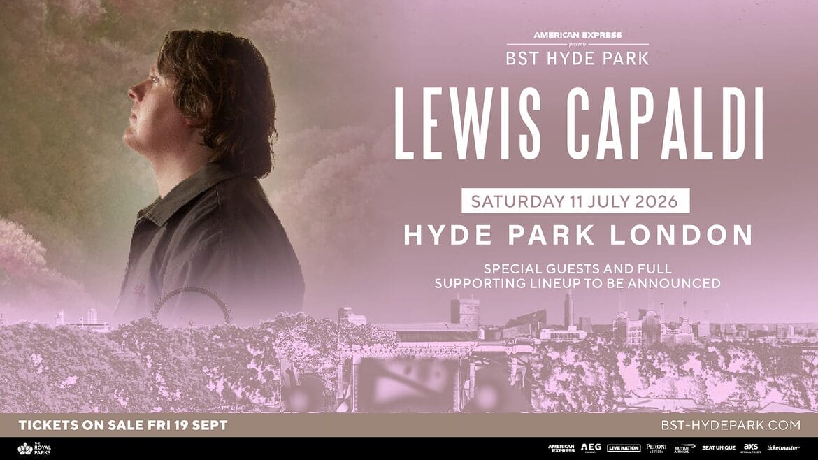 BST Hyde Park 2026 Lewis Capaldi banner