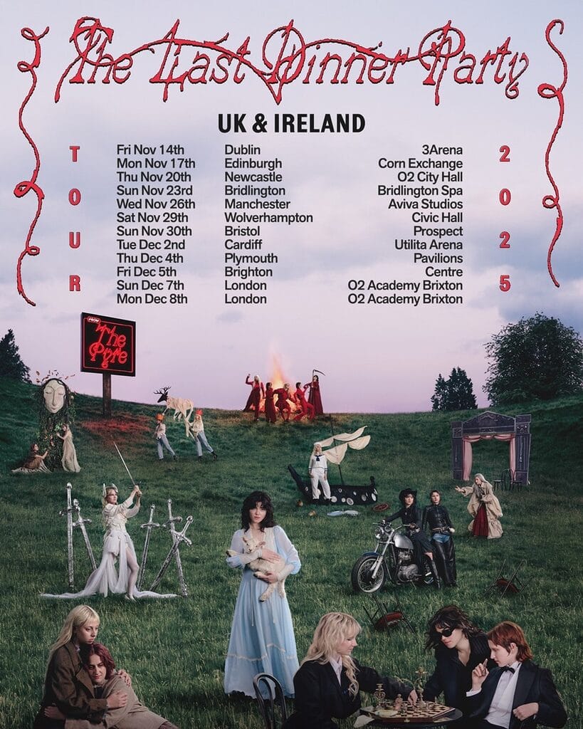 The Last Dinner Party tour poster 2025
