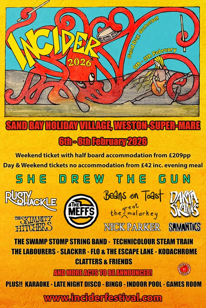 InCider line up poster 2026 InCider line up poster 2026