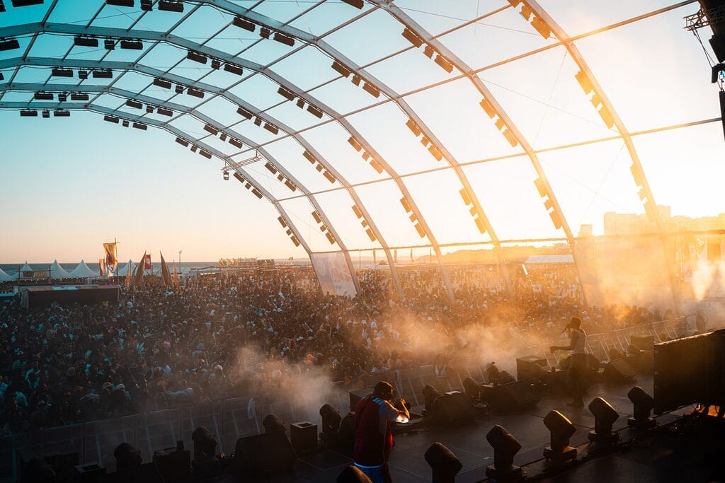 Afro Nation Portugal daytime crowd stage