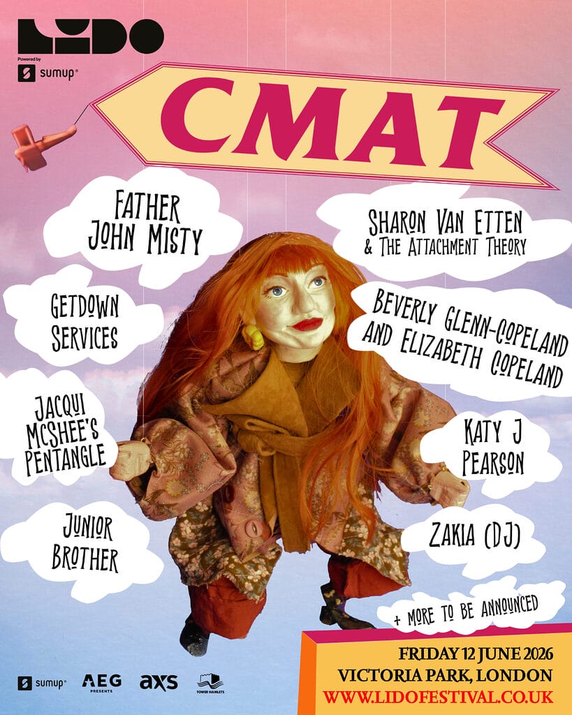 CMAT LIDO CMAT LIDO Festival 2026 line-up poster