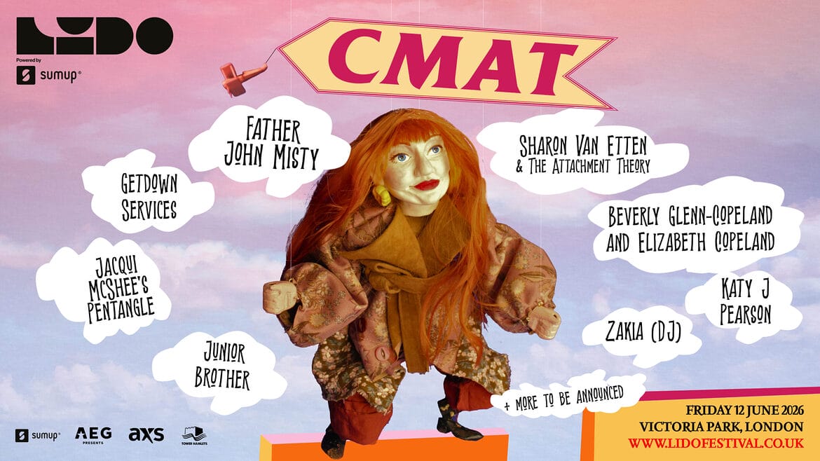 CMAT at LIDO Festival banner