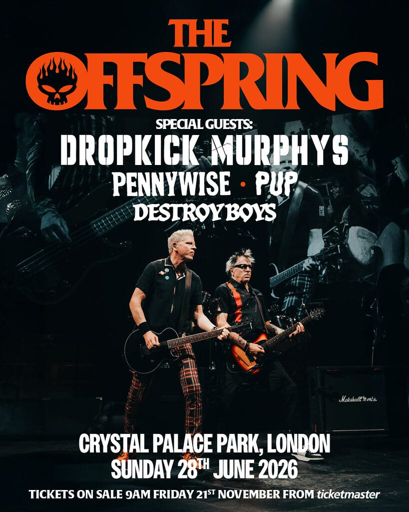 The Offspring Crystal Palace Park poster