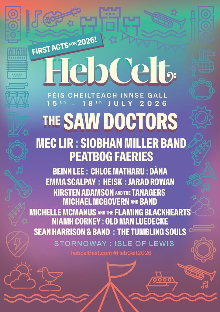 Hebcelt 2026 line up poster Hebcelt 2026 line up poster