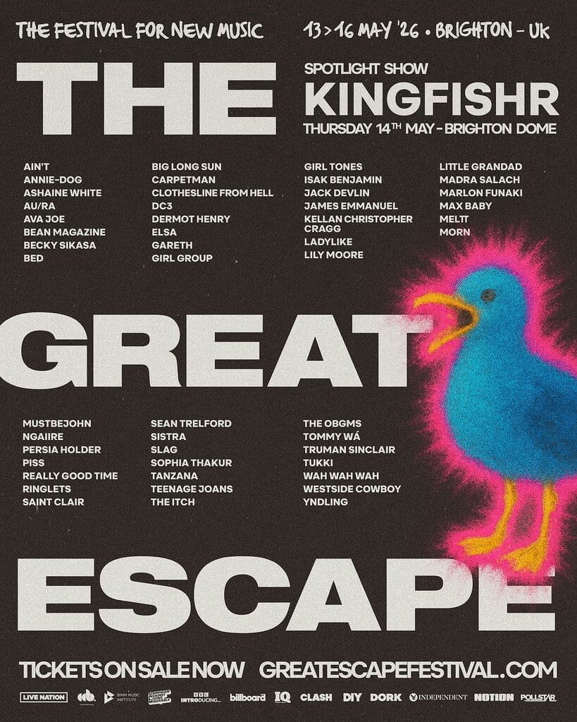TGE 26 13.11 2 The Great Escape 2026 line-up poster