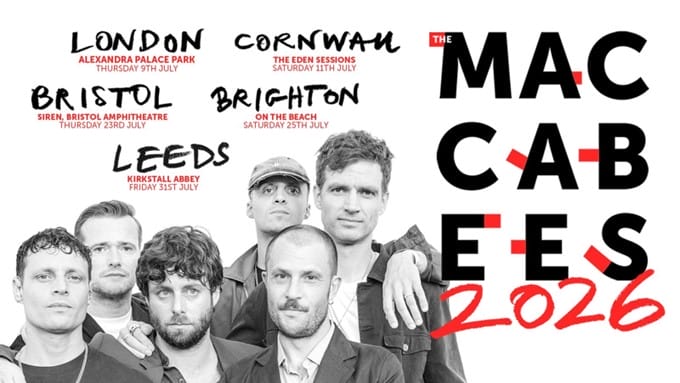 Maccabees tour banner