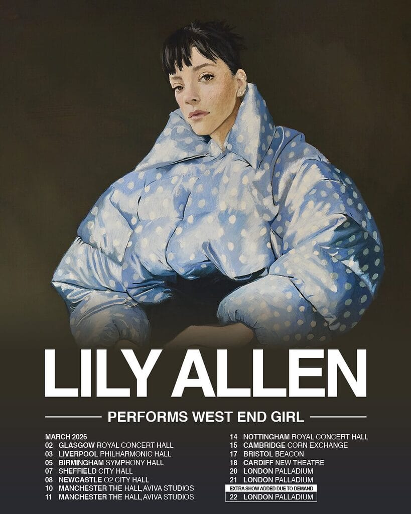 image 1 2 Lily Allen 2026 UK tour new poster