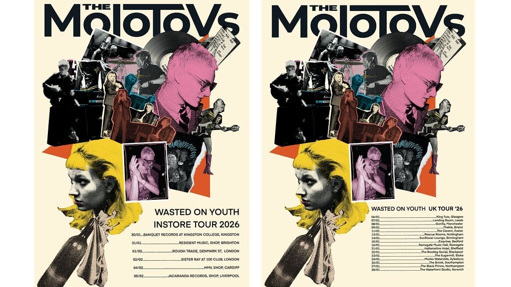 The Molotovs 2026 UK tour posters