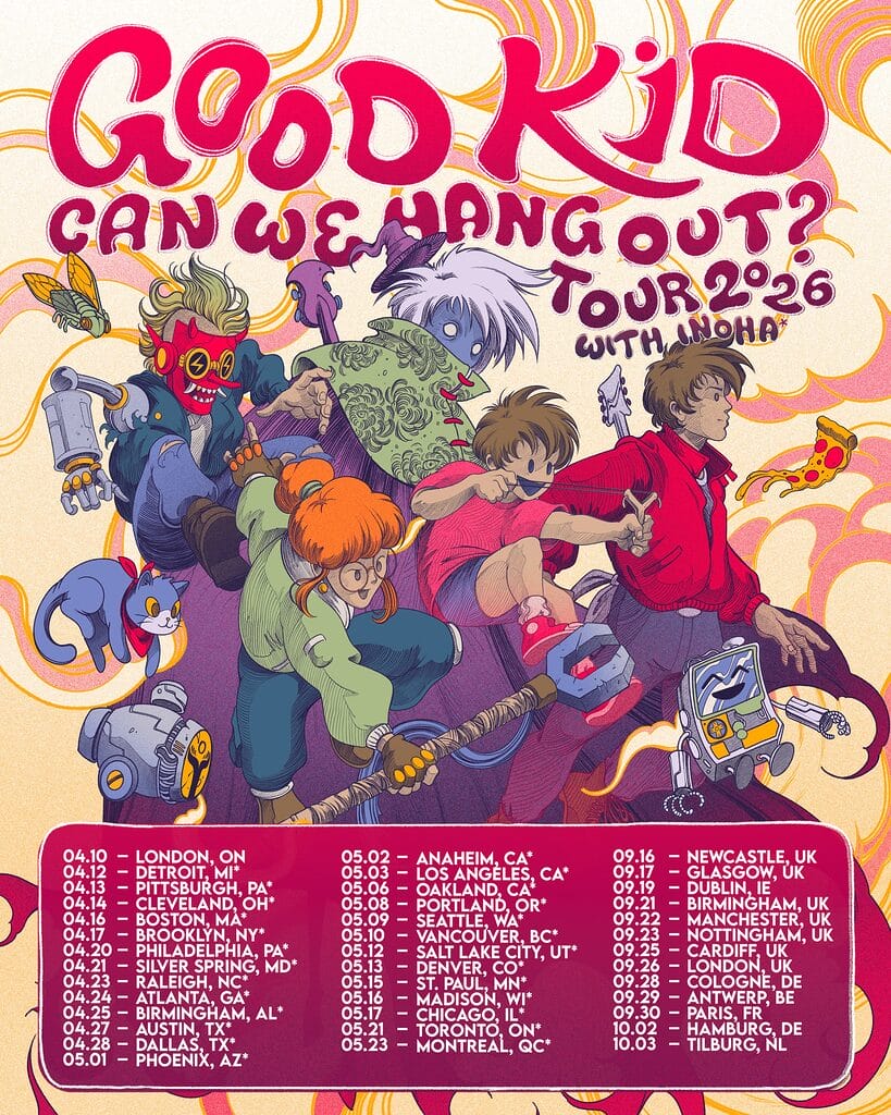 GK TOUR26 4 5 withsupport 1 Good Kid tour poster