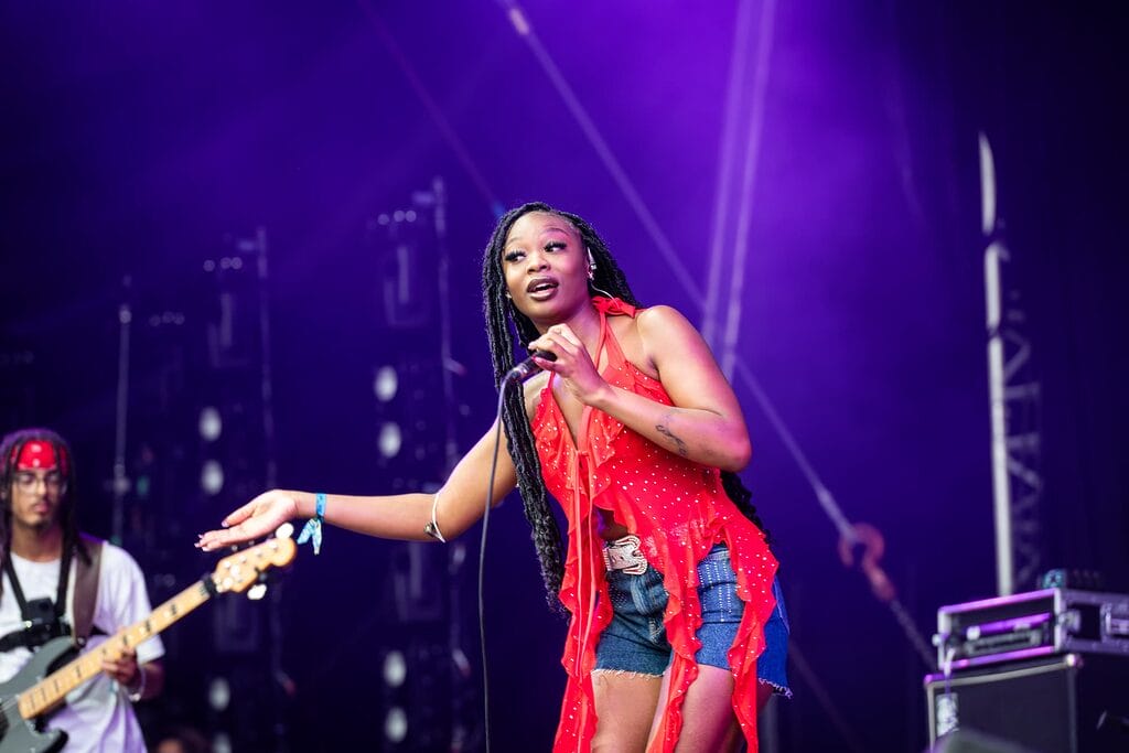 Saffron Gray at Splendour 2025. Marcus Holdsworth