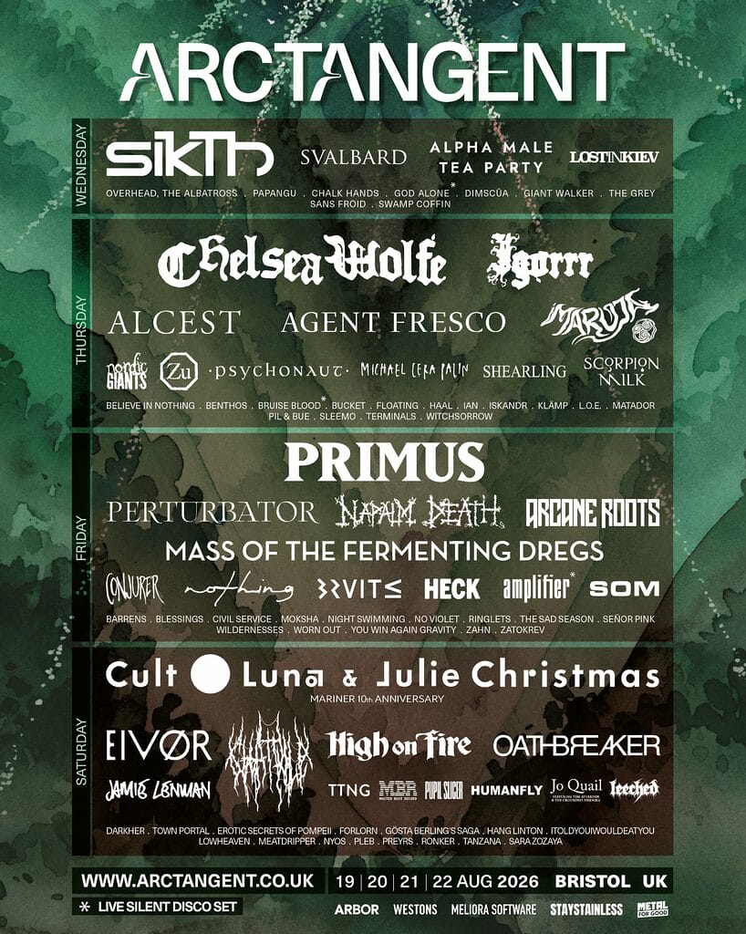 ATG Poster 2026 INSTAGRAM FACEBOOK MK5 02 ArcTanGent updated line-up poster 2026