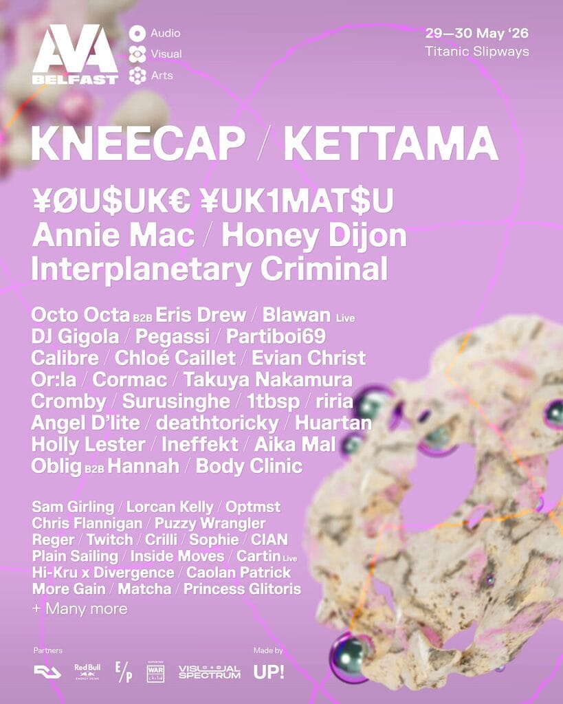 AVA 2026 line-up poster
