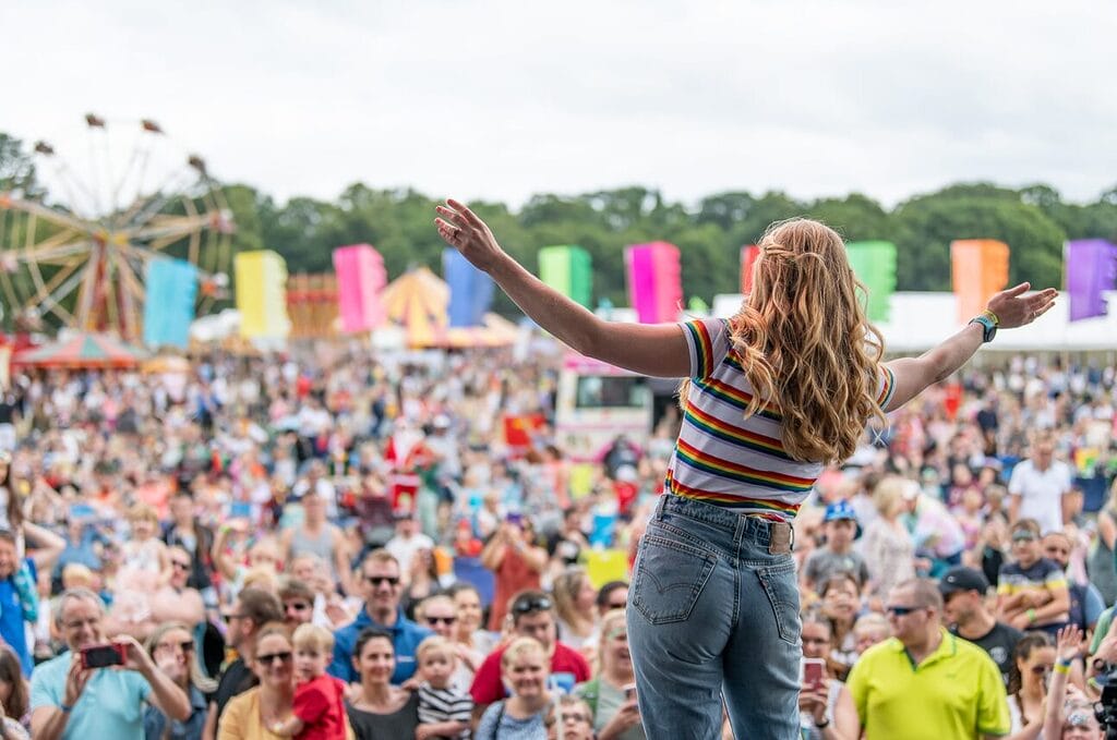 CBeebies Maddie Moate at Gloworm Festival