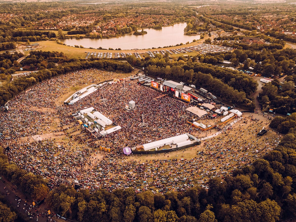 Milton Keynes Bowl drone shot