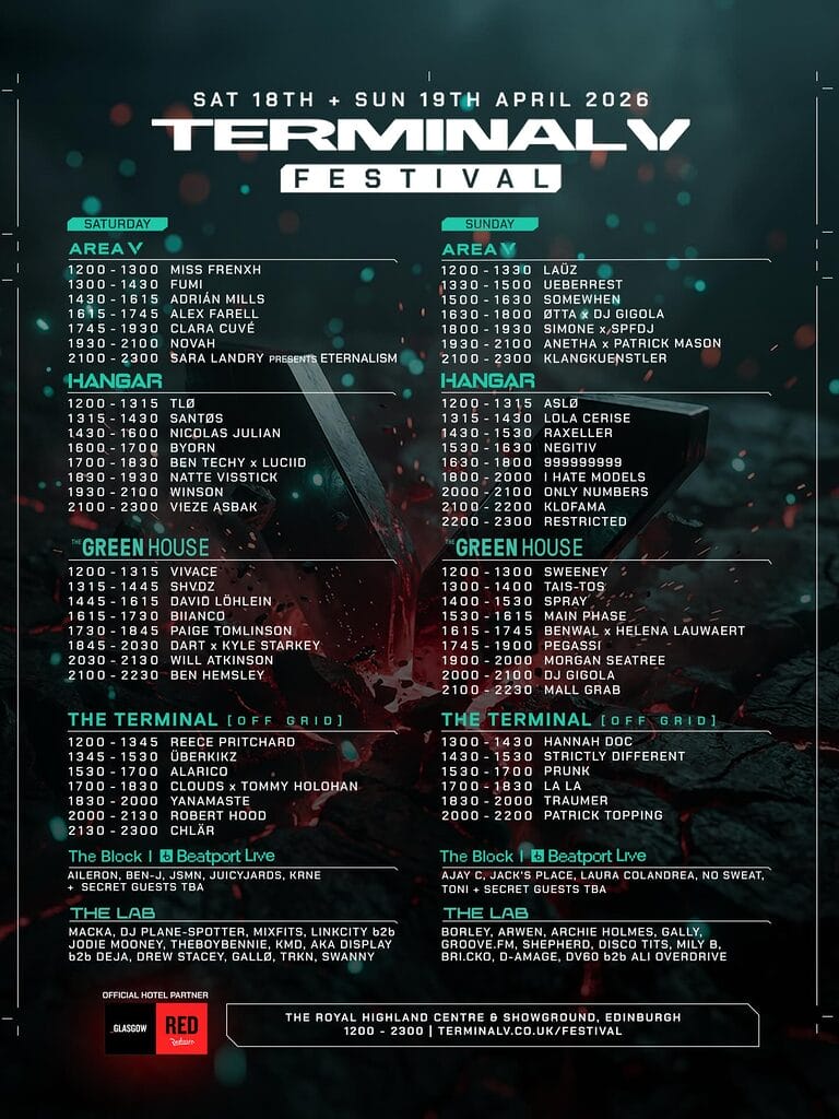 669649714 18401154505196530 8679171782253248106 n Terminal V 2026 set times poster