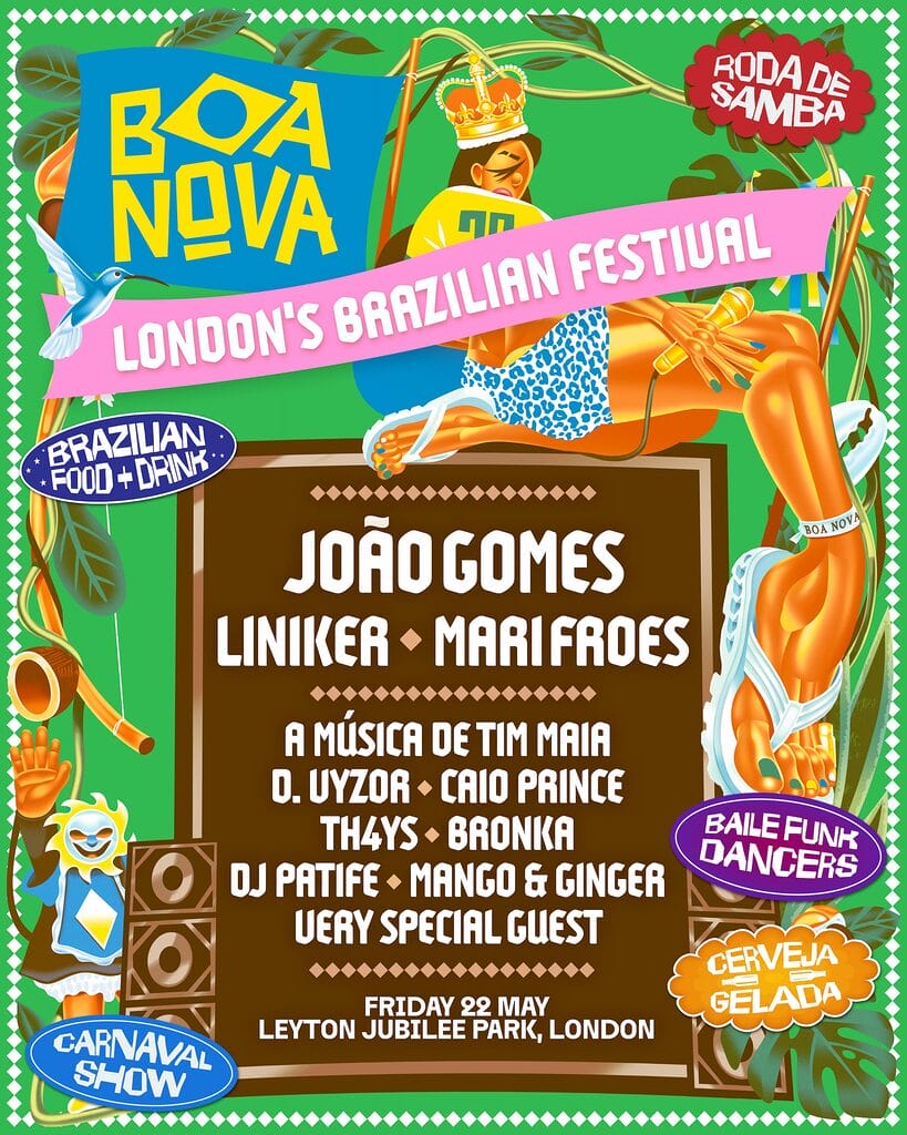 Boa Nova 2026 line up poster Boa Nova 2026 line up poster