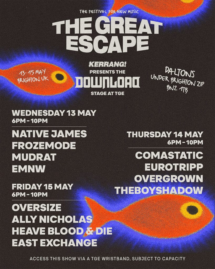Download x TGE 4x5 1 Download The Great Escape Stage Banner 2026