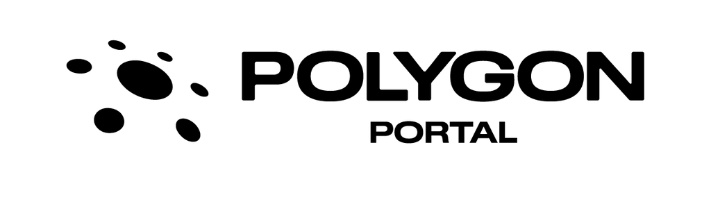 Polygon Portal Logomark Horizontal Black@2x