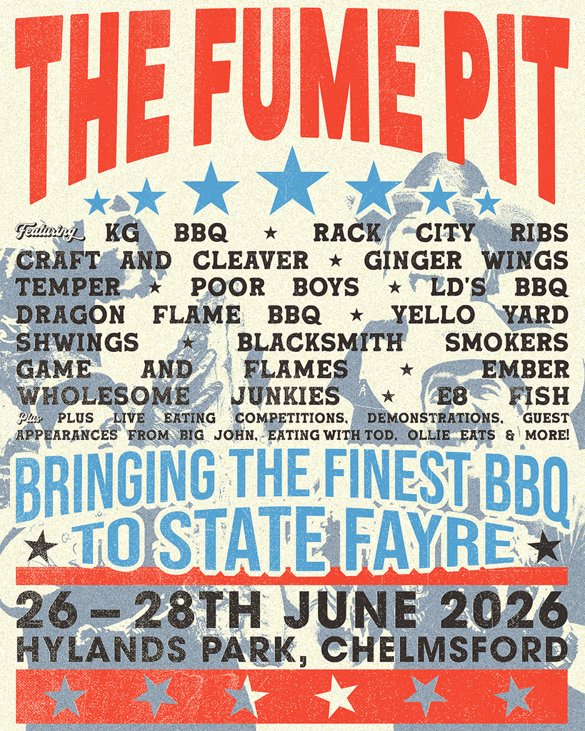 State Fayre Fume Pit 2026 line up poster State Fayre Fume Pit 2026 line up poster