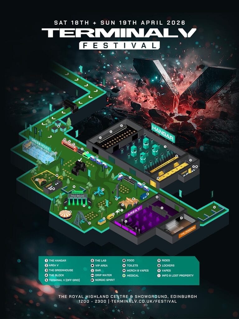 Terminal V 2026 site map Terminal V 2026 site map