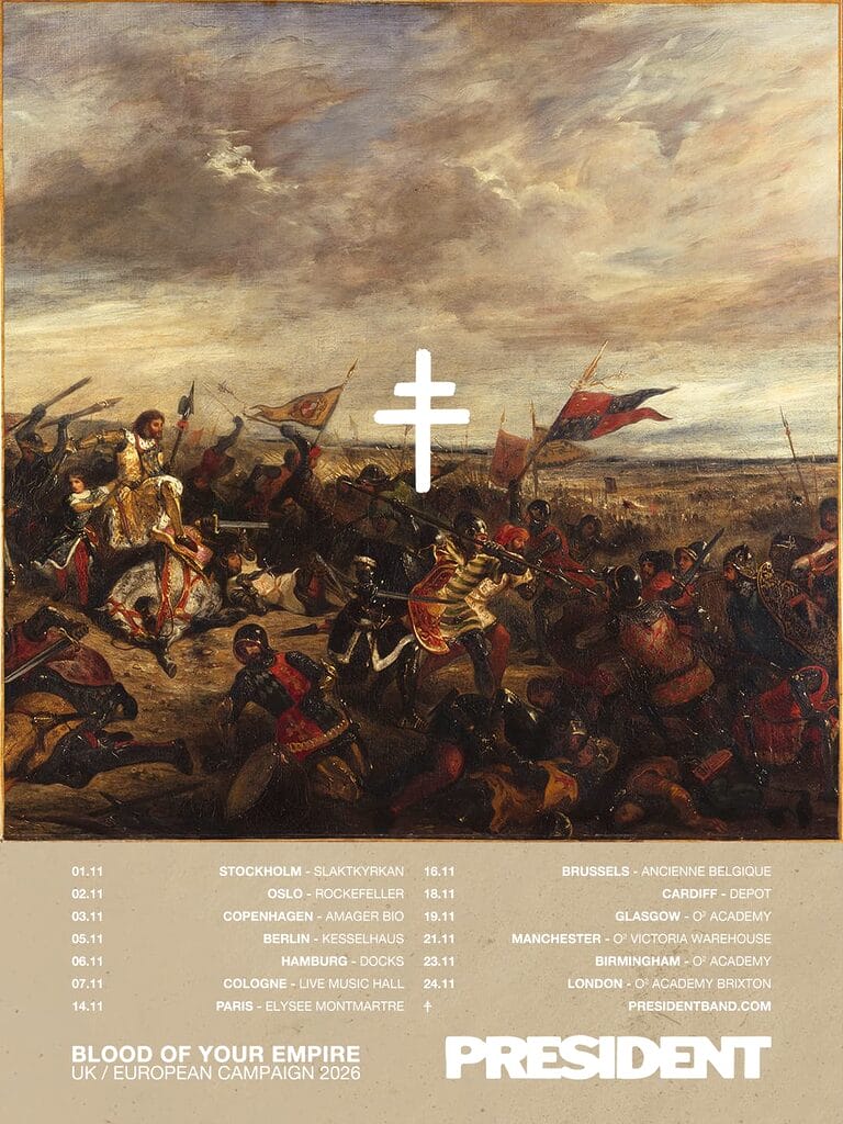 President 2026 tour poster President 2026 tour poster