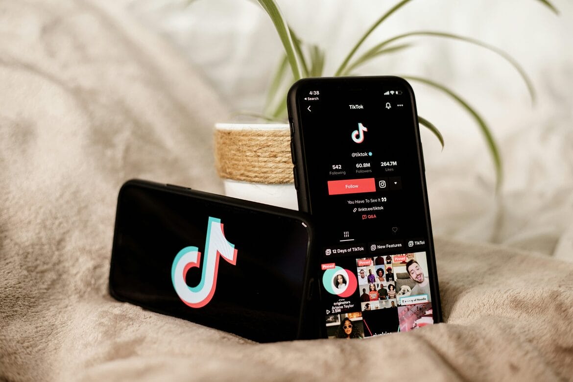 Tiktok app on phone