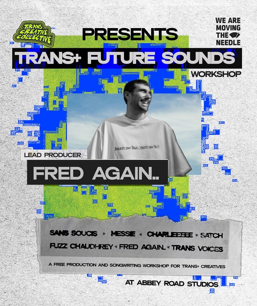 TRANS FUTURE SOUNDS POSTER FRED AGAIN. V2 TRANS FUTURE SOUNDS POSTER FRED AGAIN. V2