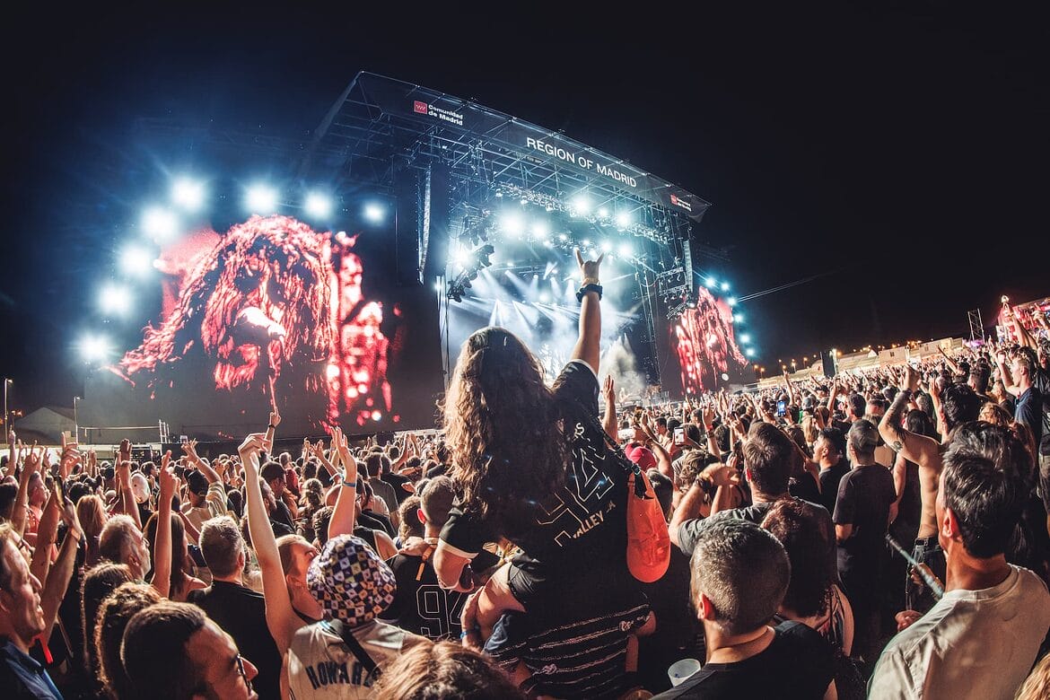 Foo Fighters crowd at Mad Cool Festival 2026