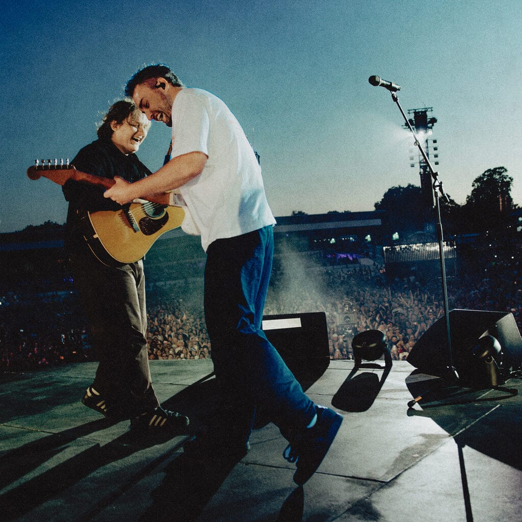 Lewis Capaldi with Sam Fender at BST Hyde Park 2026